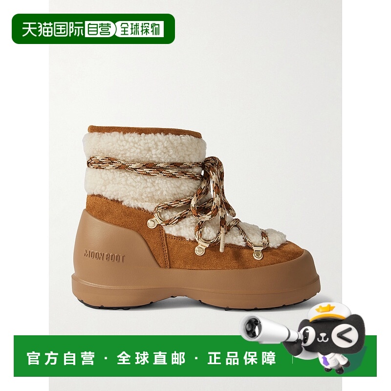 1h可退 香港直邮Moon Boot 月亮靴 女士 Luna 毛羊皮雪地靴 80D24