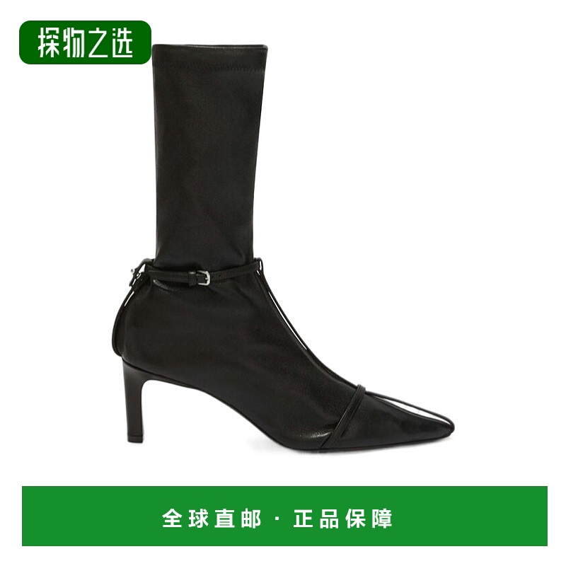 香港直邮Jil Sander 尖头短筒靴 J15WU0085P7083