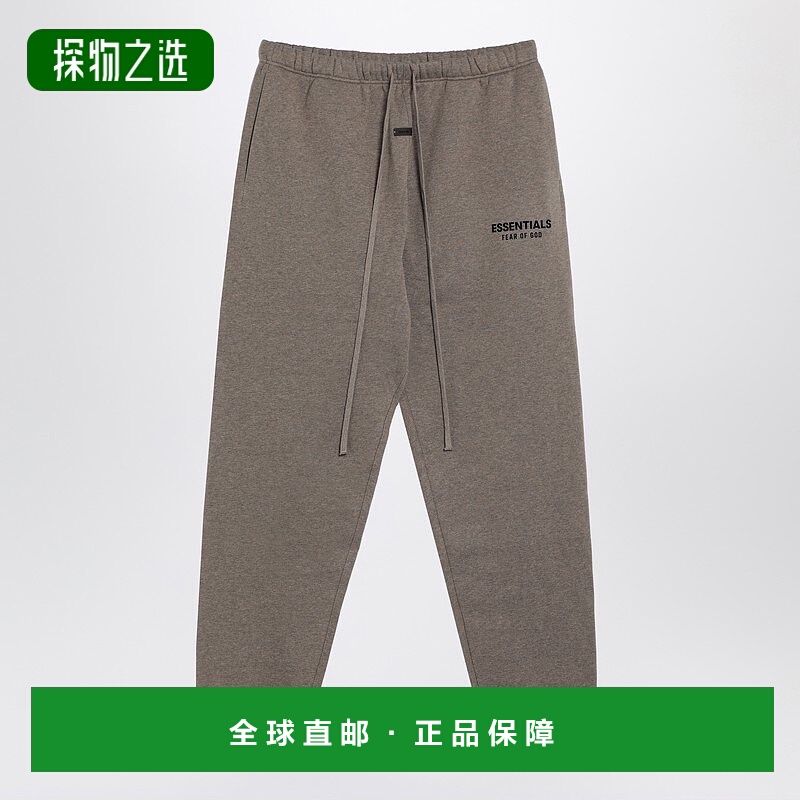 1h可退 香港直邮Essentials 男士 灰色带Logo慢跑长裤 130AS25202