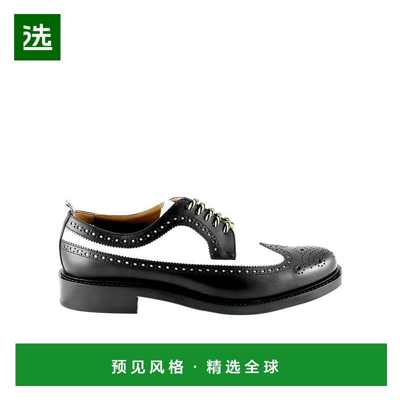 香港直邮Burberry Brogue双色德比鞋 80095201布洛克男鞋牛津鞋