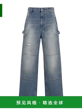 1h可退 香港直邮MOSCHINO 女士休闲裤 251E032005230281BLU SS202