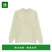 男士 浅棕色 POLO衫 香港直邮AURALEE A25AP01KM AW2025 Wool Polo