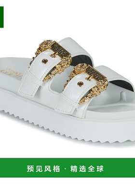 欧洲直邮Versace Jeans Couture 女士 74VA3SM1 凉鞋 白色高跟