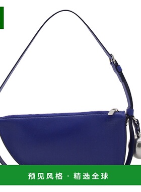 1h可退 香港直邮Burberry 巴宝莉 女士 Electric 蓝色纳巴革迷你