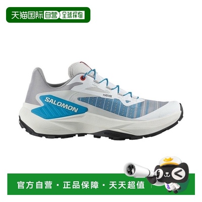欧洲直邮Salomon萨洛蒙 GENESIS系列女士白色/浅灰色/蓝色织物跑