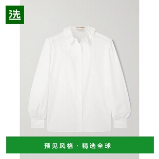 棉府绸衬衫 香港直邮Saint 女士 圣罗兰 842627Y7K36 Laurent