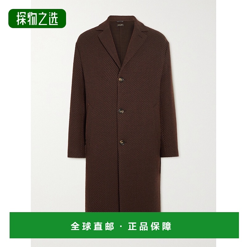 1h可退 香港直邮Loro Piana 诺悠翩雅 男士 卵形宝石织纹-羊绒大