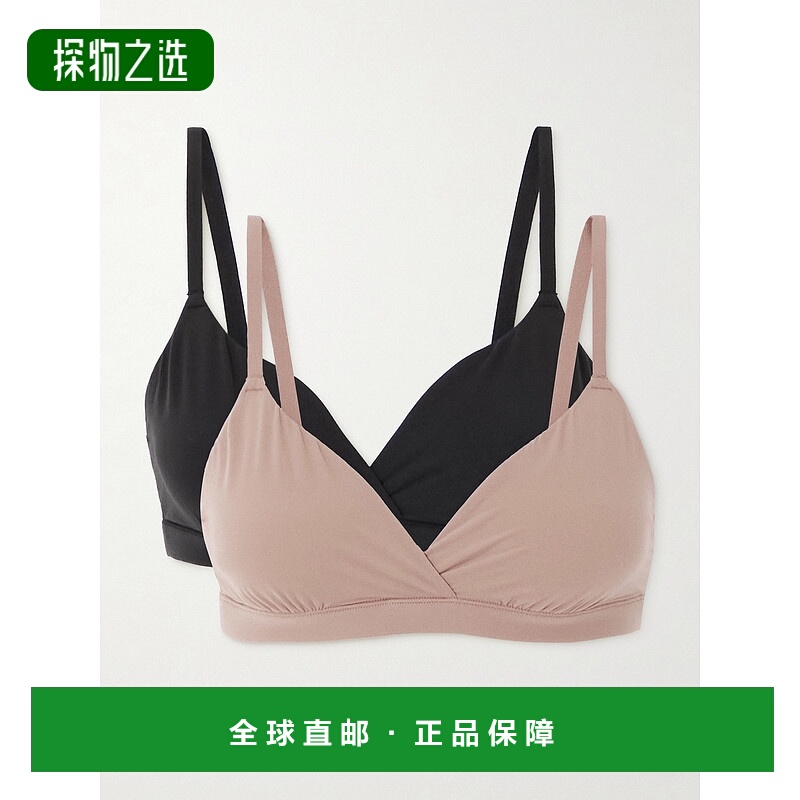 香港直邮SKIMS 女士 Fits Everybody - Onyx, Sienna 交叉比基尼(