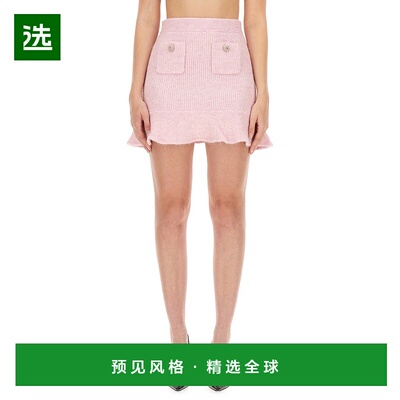 1h可退 香港直邮Self-Portrait 女士 针织迷你半身裙 PF24146SKPP