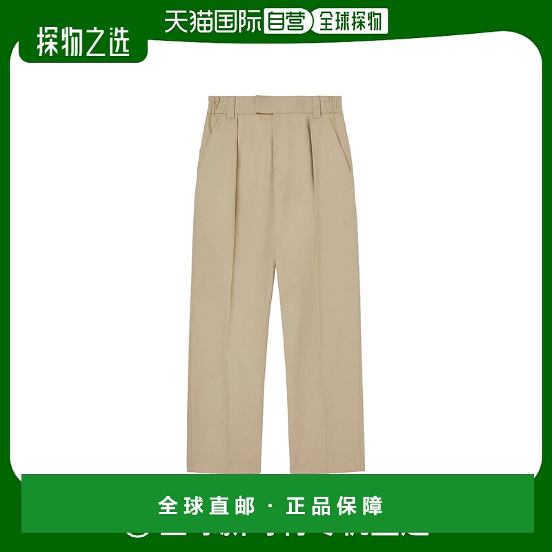 香港直邮Loro Piana Reinga 腰带环休闲裤 FAO0463阔腿裤