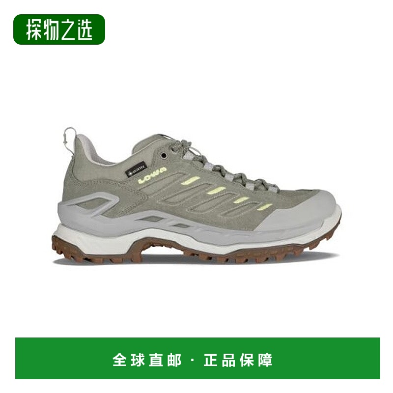 欧洲直邮LOWA INNOVO GTX BASSES女士绿色防水科技面料徒步鞋