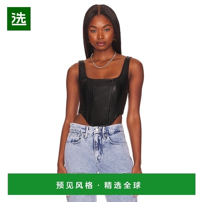 1h可退 香港直邮GOOD AMERICAN 女士 仿皮紧身胸衣 GWT0156