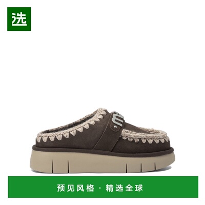 香港直邮MOU 女士拖鞋 MUFW531001AMOCHABROWN AW2025 棕色