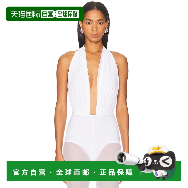 1h可退 香港直邮NORMA KAMALI 诺玛·卡玛丽 女士 挂脖连体衣 ST2