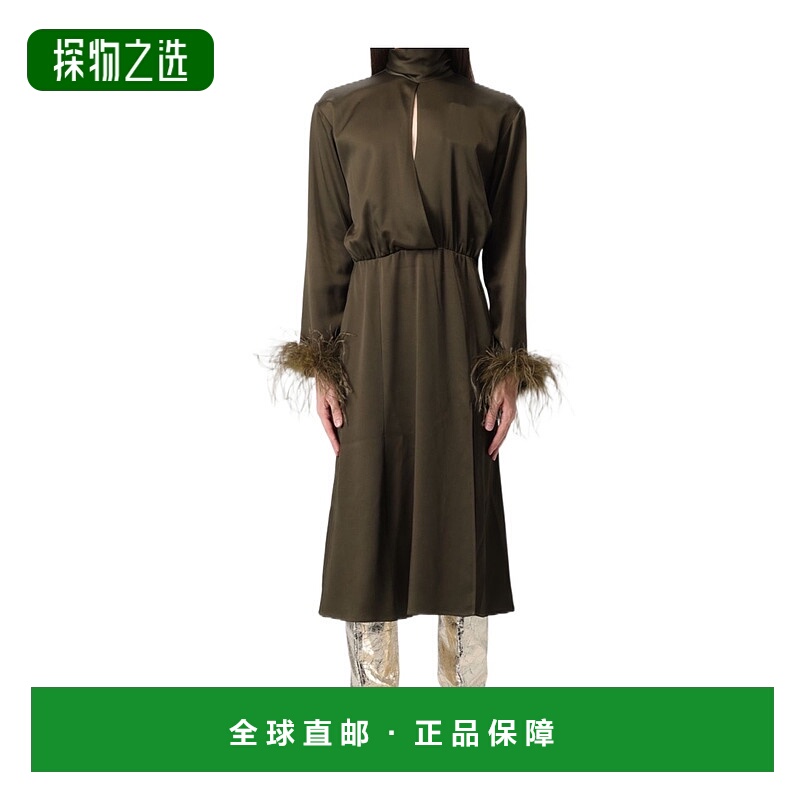 香港直邮Blumarine 高领连衣裙 2A722A长款