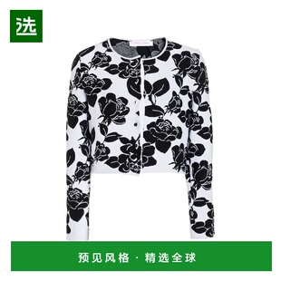 1h可退 香港直邮CAROLINA HERRERA 女士 短款针织开衫 colorful花