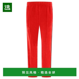 1h可退 香港直邮Needles 男士 天鹅绒运动裤子 NS253ARED