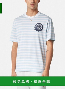 香港直邮Versace 航海条纹 T 男装范思哲恤10133021A09873