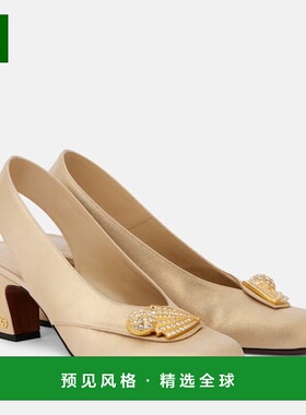 1h可退 香港直邮Valentino 华伦天奴 女士 Adamantine 精饰露跟浅