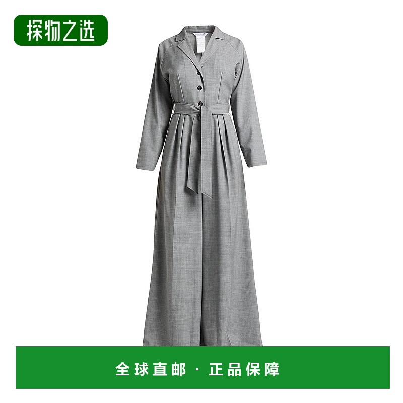香港直邮MaxMara 麦斯玛拉 女士 连衣裤 GREY 灰色连体裤时尚舒适
