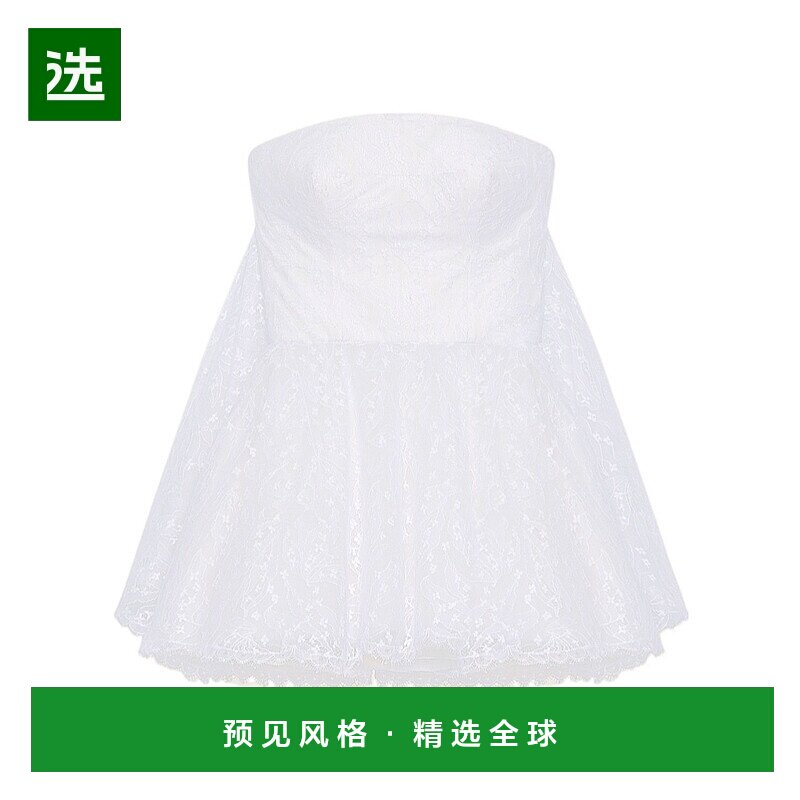 香港直邮Givenchy 蕾丝迷你露肩连衣裙 BW22EM202G纪梵希