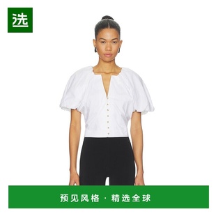 1h可退 香港直邮Frame Denim 女士 Dramatic 袖衫 WP26WBL013
