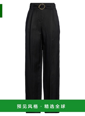 1h可退 香港直邮Marella 女士 休闲长裤 black黑色 舒适时尚