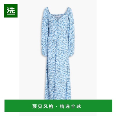 1h可退 香港直邮FAITHFULL THE BRAND 女士 Yuliana 扭曲印花绉纱