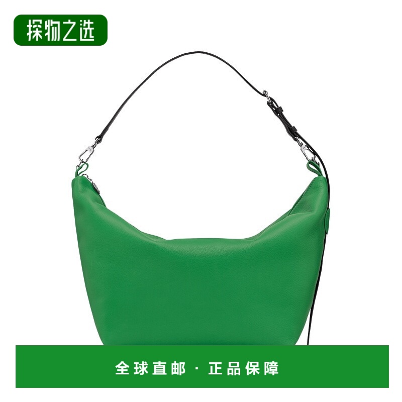 自营欧洲直邮LONGCHAMP珑骧 女士绿色Le Slouchy 单肩包