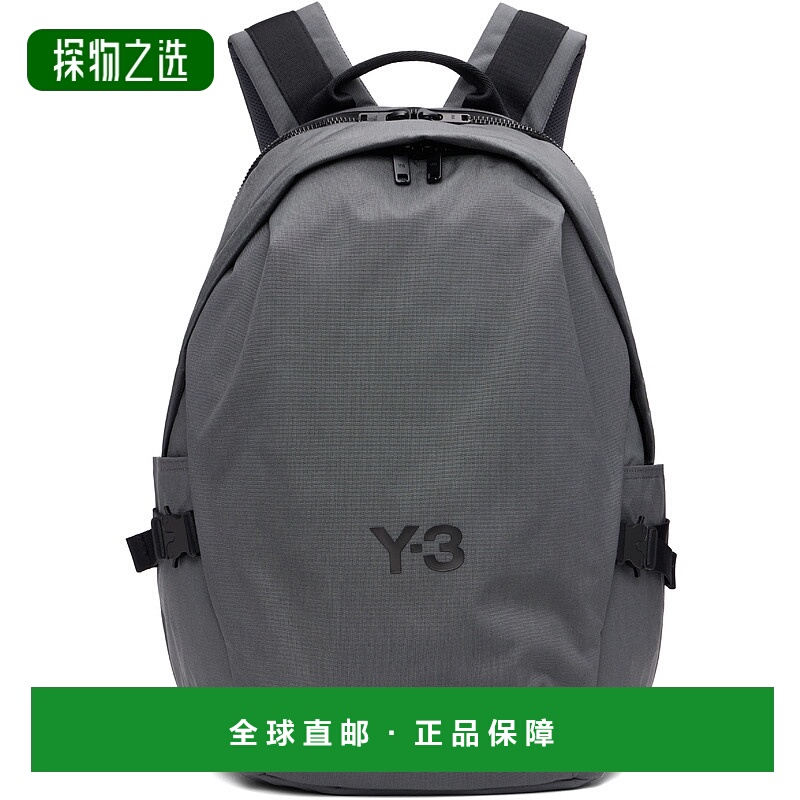 香港直邮Y-3 男士 灰色 Staple 双肩包 KC0806 舒适时尚