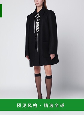 香港直邮Dries Van Noten 德赖斯·范诺顿 女士 黑色刺绣大衣 102