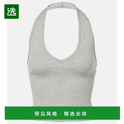 1h可退 香港直邮NILI LOTAN 女士 Britt 挂脖棉质针织上衣性感