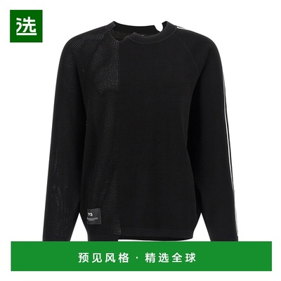 1h可退 香港直邮Y-3 男士针织衫 KR2395BLACK SS2026 黑色 'Y-3 G