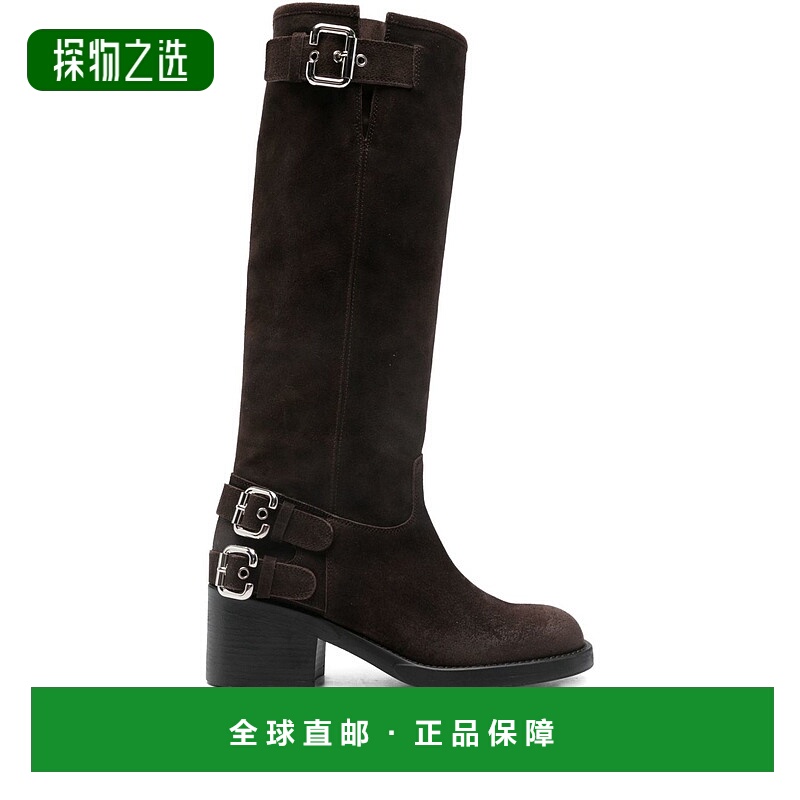 香港直邮Chloe 蔻依 女士 Chloè 棕色靴子 CH25W12EPX28E