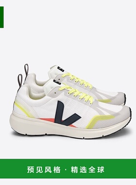 欧洲直邮VEJA CONDOR 2系列海军蓝/白色再生聚酯纤维V标识跑跑鞋