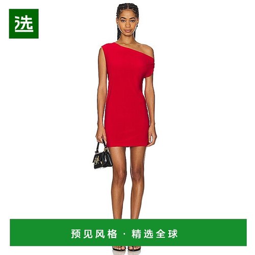 香港直邮NORMA KAMALI 诺玛·卡玛丽 女士 落肩袖迷你连衣裙 KK22