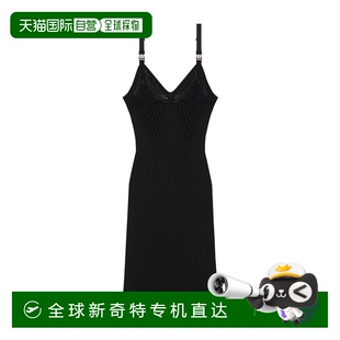 連衣裙 香港直郵Givenchy LOGO搭扣短款 BW21J24ZFP針織紀(jì)梵希