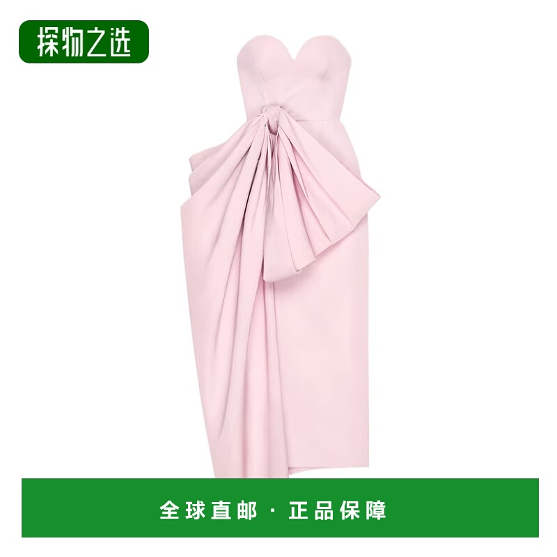 香港直邮Givenchy 蝴蝶结细节紧身晚礼服 BW22MA166P连衣裙长裙