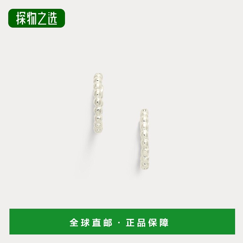 自营欧洲直邮RalphLauren拉夫劳伦 Sterling Silver银质串珠耳环