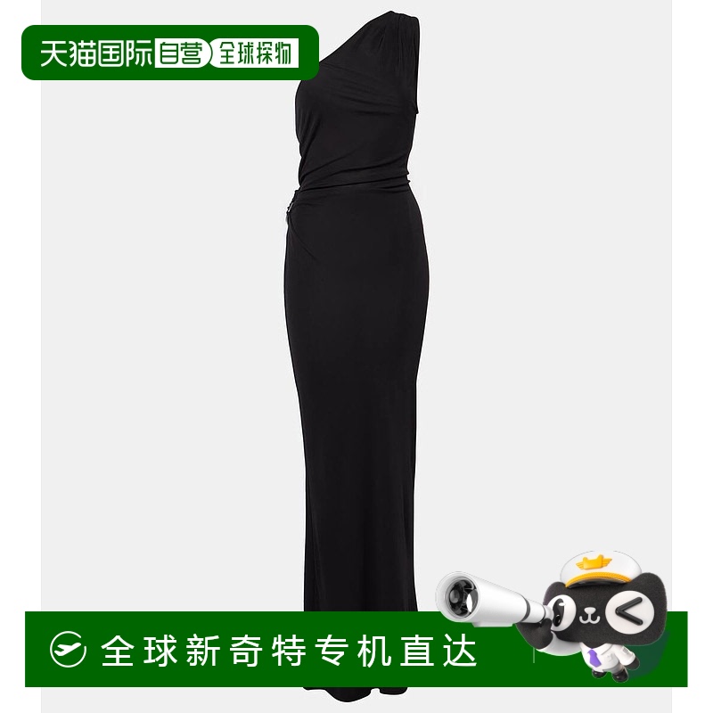 1h可退 香港直邮Staud 女士 Zenith 褶皱针织长款连衣裙新款