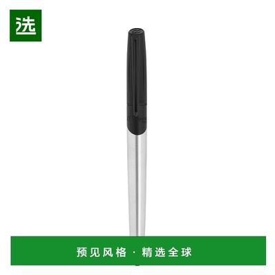 欧洲直邮S.T.Dupont法国都彭 DEFI MILLENIUM男女通用银色黄钢笔