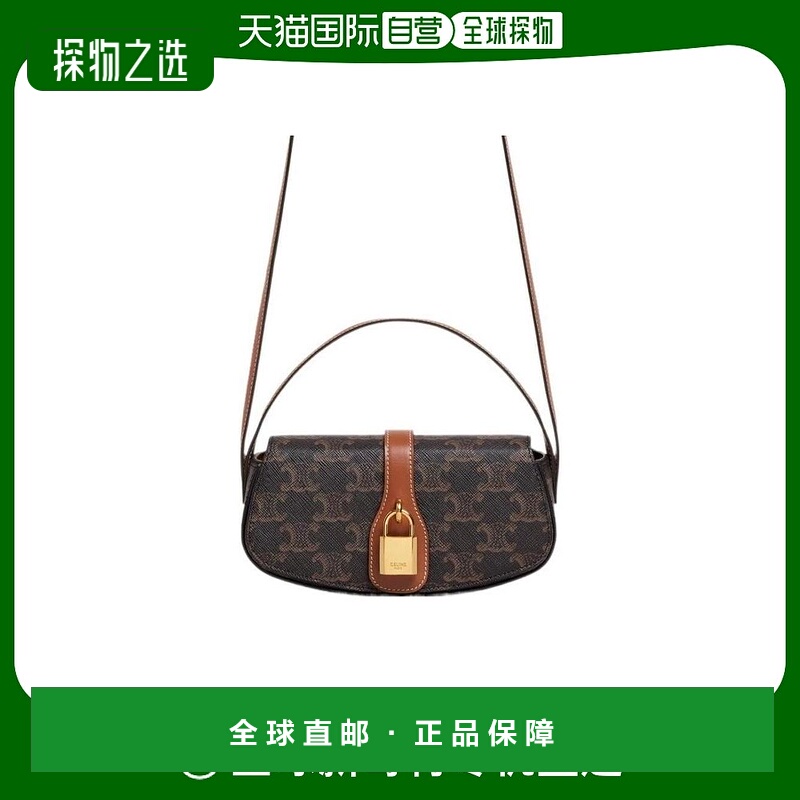 香港直邮Celine TABOU TRIOMPHE CANVAS标志印花单肩包 10I592DQ2