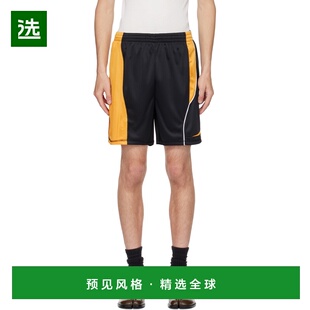 1h可退 香港直邮Martine Rose 男士 黑色 & 黄色 Collage Footbal