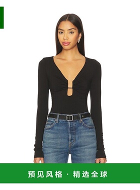 1h可退 香港直邮GOOD AMERICAN 女士 U Wire 针织长袖上衣 GT0672