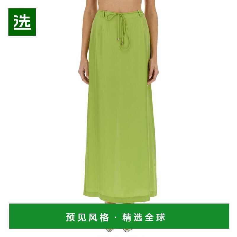 香港直邮ALYSI 女士半身裙 105003P5042LIME SS2025 绿色 LONG SI