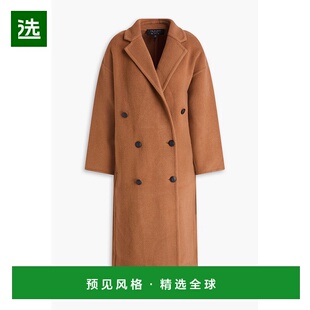 香港直邮rag Thea bone 女士 双排扣羊毛混纺毛 瑞格布恩 1h可退