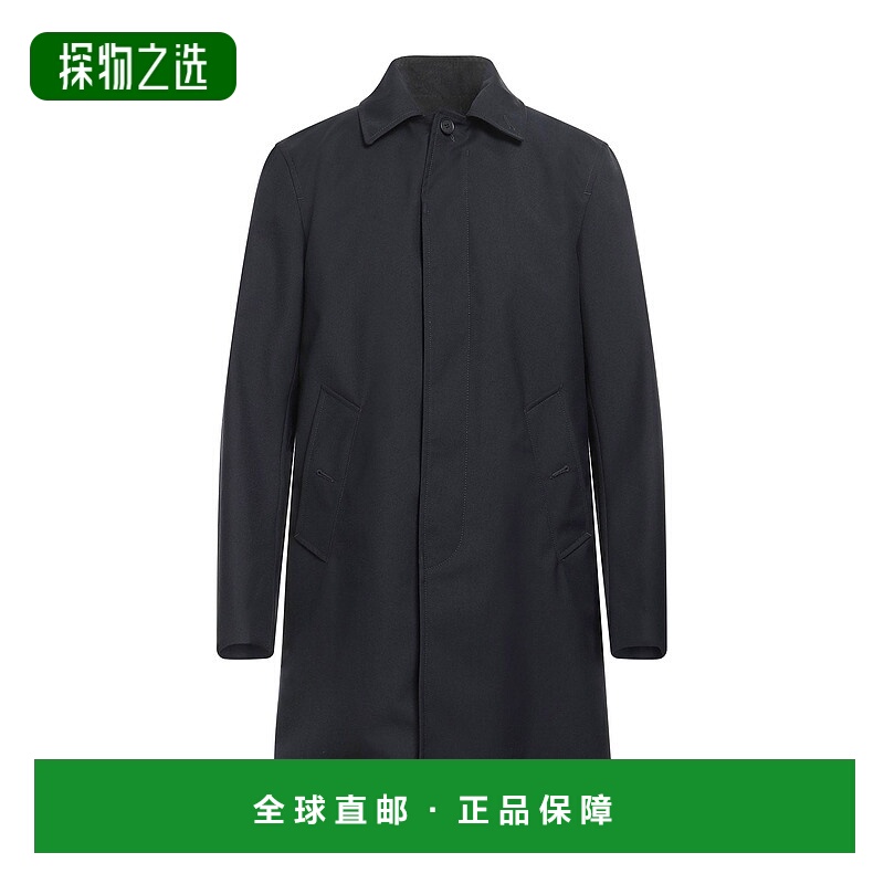 香港直邮Sandro 男士 长款夹克 BLUE蓝色 时尚舒适外套男装