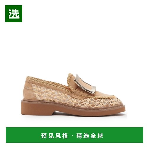 香港直邮Roger Vivier Viv Rangers 编织乐福鞋 RVW54842490UEY