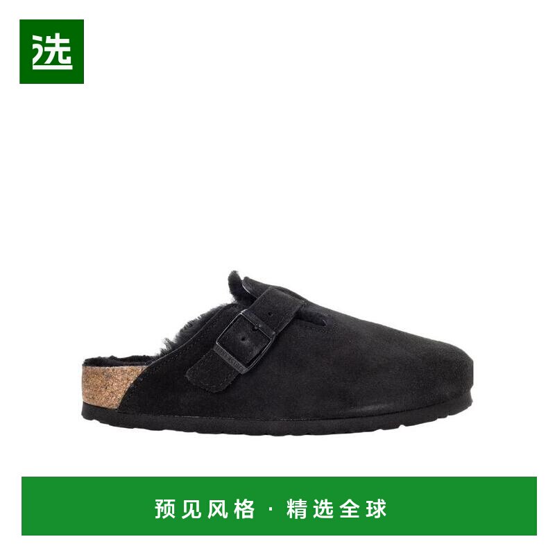 香港直邮Birkenstock 圆头平底拖鞋半拖鞋 259883BLACKBLACK图片
