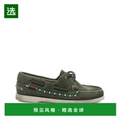 香港直邮SEBAGO 女士芭蕾乐福鞋 75112XW60729A0EGREENDKDEPTHSAN
